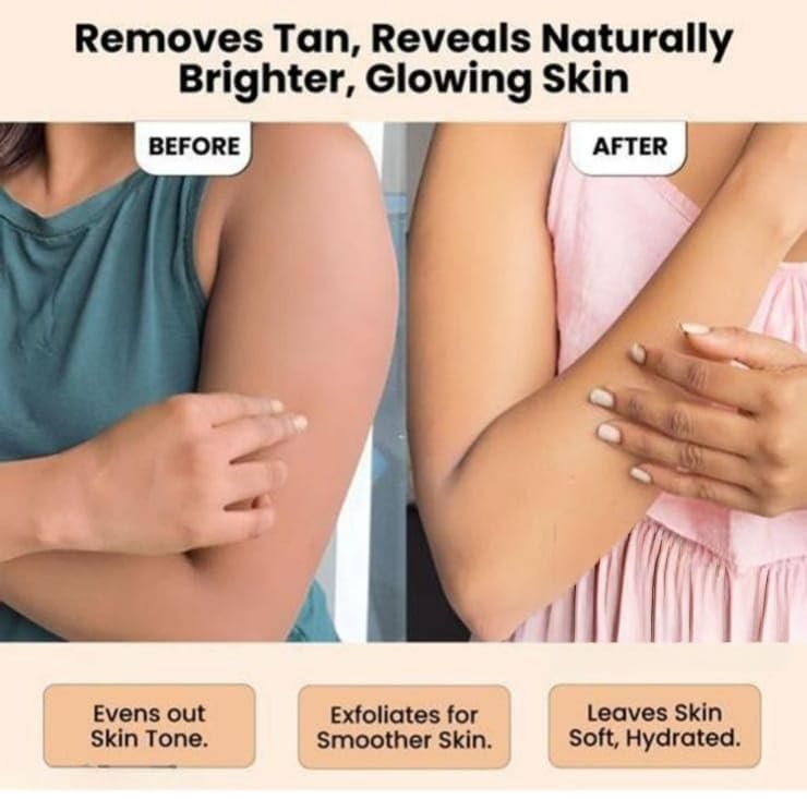 Magic Soap Tan Removal Sandalwood & Saffron Magic Soaps For Bath | Paraben Free | Chandan & Kesar Bath Soaps | Handmade Soap For Glowing | Skin Brightening For Men & Women